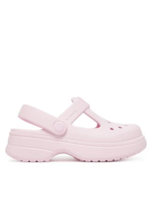 Crocs Sandały Classic Mary Jane Clog K 210615 Różowy