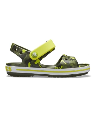Crocs Sandały "Crocband" w kolorze zielono-oliwkowym rozmiar: 19/20
