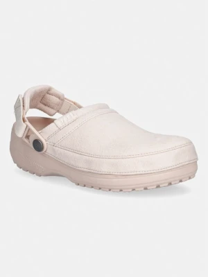 Crocs sandały damskie Classic Crafted Vegan Suede Cg różowy