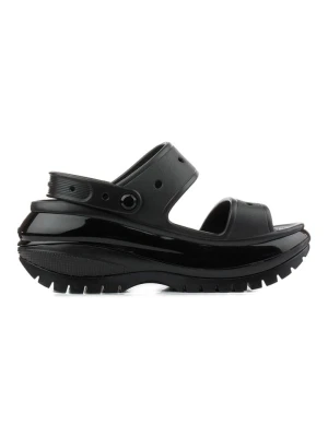 Crocs Sandały "Mega Crush" w kolorze czarnym na koturnie rozmiar: 42 / 43