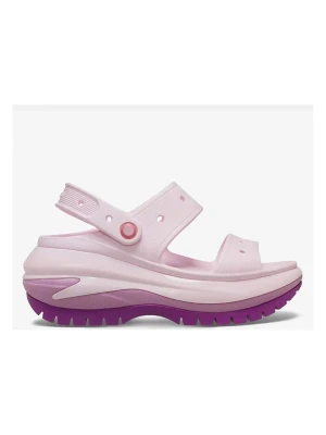 Crocs Sandały "Mega Crush" w kolorze jasnoróżowym na koturnie rozmiar: 39/40