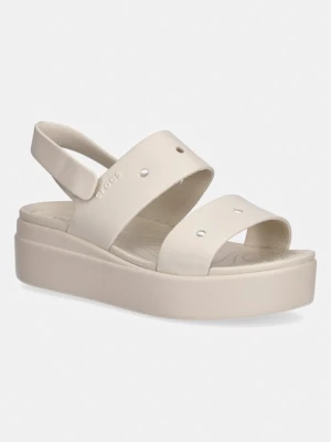 Crocs sandały na koturnie damskie Brooklyn 4U