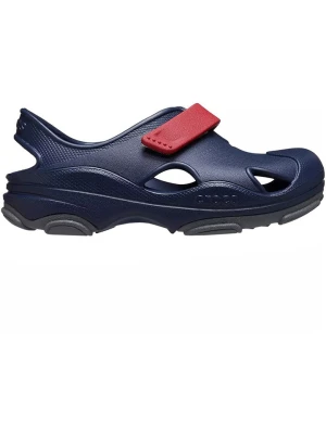 Crocs Slippersy "Terrain Fisherman" w kolorze granatowo-czerwonym rozmiar: 22/23