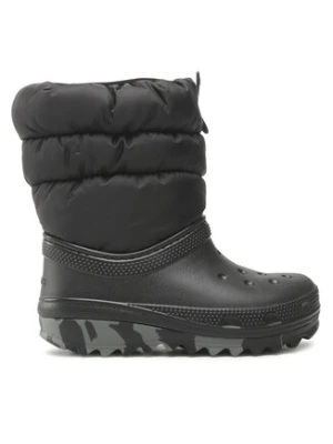 Crocs Śniegowce Classic Neo Puff Boot K 207684 Czarny