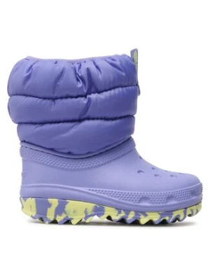 Crocs Śniegowce Classic Neo Puff T 207683 Fioletowy