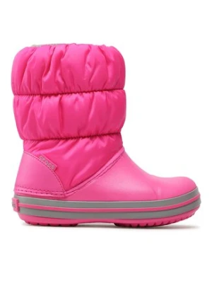 Crocs Śniegowce Winter Puff Boot Kids 14613-6TR Różowy