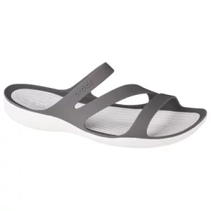 Crocs W Swiftwater Sandals 203998-06X, Damskie, Szare, klapki, syntetyk, rozmiar: 36/37