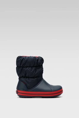 CROCS WINTER PUFF BOOT KIDS 14613-485 Granatowy