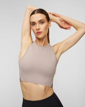 Crop Top On Running Movement