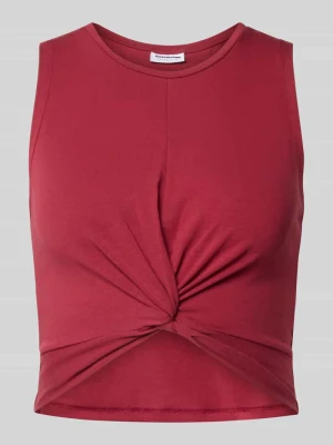 Crop top z detalem w postaci węzła model 'TWIGGI' Noisy May