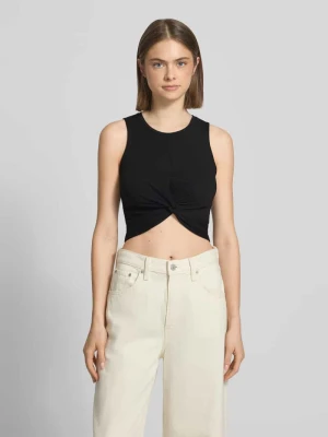 Crop top z detalem w postaci węzła model 'TWIGGI' Noisy May