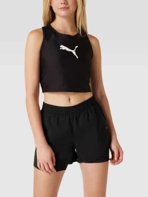 Crop Top z detalem z logo 'Puma Fit Eversculpt Fitte' PUMA PERFORMANCE