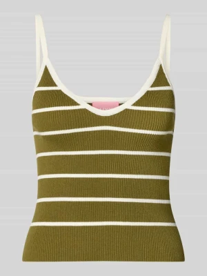 Crop top z mieszanki wiskozy model 'ESTHER' JJXX