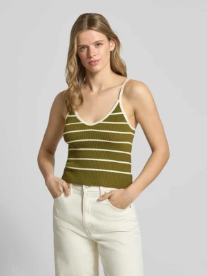 Crop top z mieszanki wiskozy model 'ESTHER' JJXX