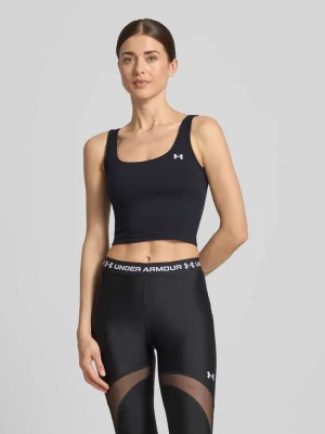Zdjęcie produktu Crop top z nadrukiem z logo Under Armour Czarny