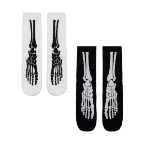 Cropp - 2 pack skarpet z rentgenem - czarny