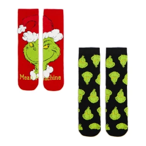Cropp - 2 pack świątecznych skarpet Grinch - wielobarwny