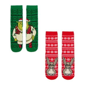 Cropp - 2 pack świątecznych skarpet Shrek - wielobarwny