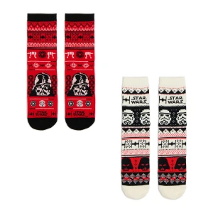 Cropp - 2 pack świątecznych skarpet Star Wars - czerwony