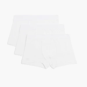 Cropp - 3 pack białych bokserek - biały