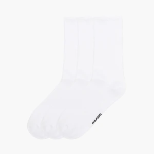 Cropp - 3 pack białych skarpet - biały