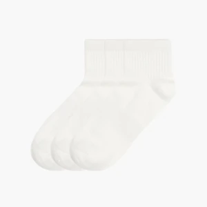 Cropp - 3 pack białych skarpetek - biały