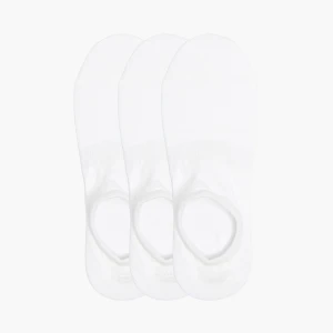 Cropp - 3 pack białych skarpetek stopek - biały