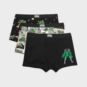 Cropp - 3 pack bokserek Doktor Doom - czarny
