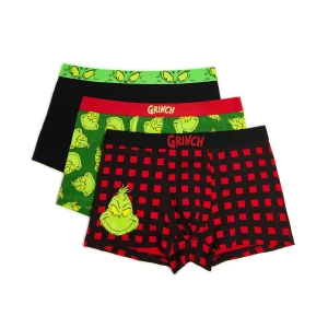 Cropp - 3 pack bokserek Grinch - czarny
