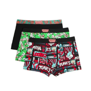 Cropp - 3 pack bokserek Looney Tunes - czarny