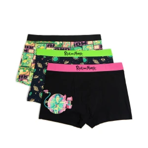 Cropp - 3 pack bokserek Rick i Morty - czarny