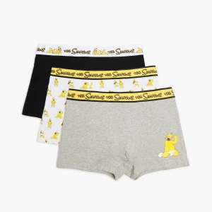 Cropp - 3 pack bokserek The Simpsons - biały