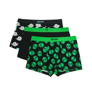 Cropp - 3 pack bokserek UFO - czarny