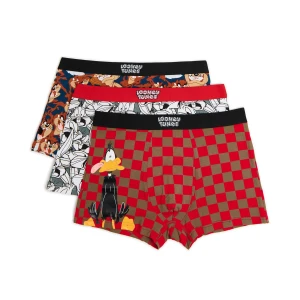 Cropp - 3 pack bokserek z Looney Tunes - czarny