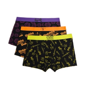 Cropp - 3 pack bokserek z motywami gier RPG - pomarańczowy