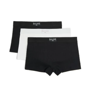 Cropp - 3 pack bokserek z satynową metką - czarny