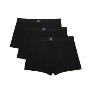Cropp - 3 pack czarnych bokserek - czarny