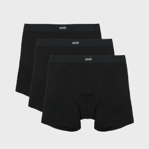 Cropp - 3 pack czarnych bokserek - czarny