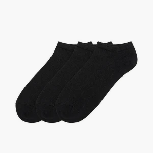 Zdjęcie produktu Cropp - 3 pack czarnych skarpetek stopek - czarny
