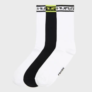 Cropp - 3 pack długich skarpet hyp.r - zielony