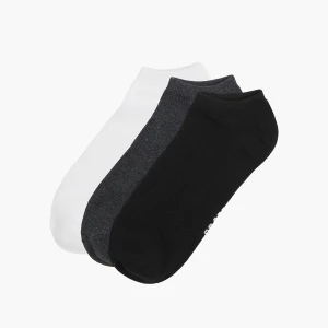 Cropp - 3 pack krótkich skarpet basic - jasny szary