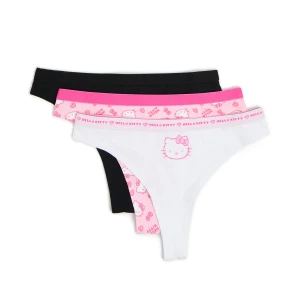 Cropp - 3 pack majtek Hello Kitty - wielobarwny