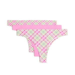 Cropp - 3 pack prążkowanych majtek - wielobarwny