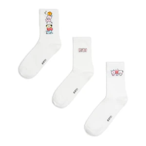 Cropp - 3 pack skarpet BT21 - wielobarwny