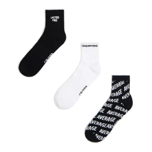 Cropp - 3 pack skarpet - czarny