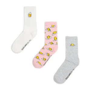 Cropp - 3 pack skarpet Gudetama - wielobarwny