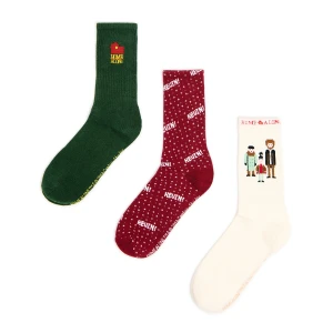 Cropp - 3 pack skarpet Kevin sam w domu - wielobarwny