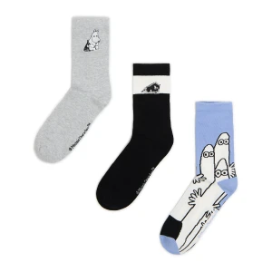 Cropp - 3 pack skarpet Muminki - wielobarwny