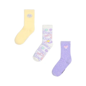 Cropp - 3 pack skarpet Polly Pocket - wielobarwny