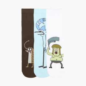 Cropp - 3 pack skarpet Regular Show - niebieski
